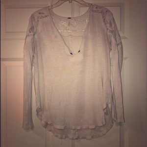 Free People Tops - Long sleeve flowy tee Free People Tops - Long sleeve flowy tee